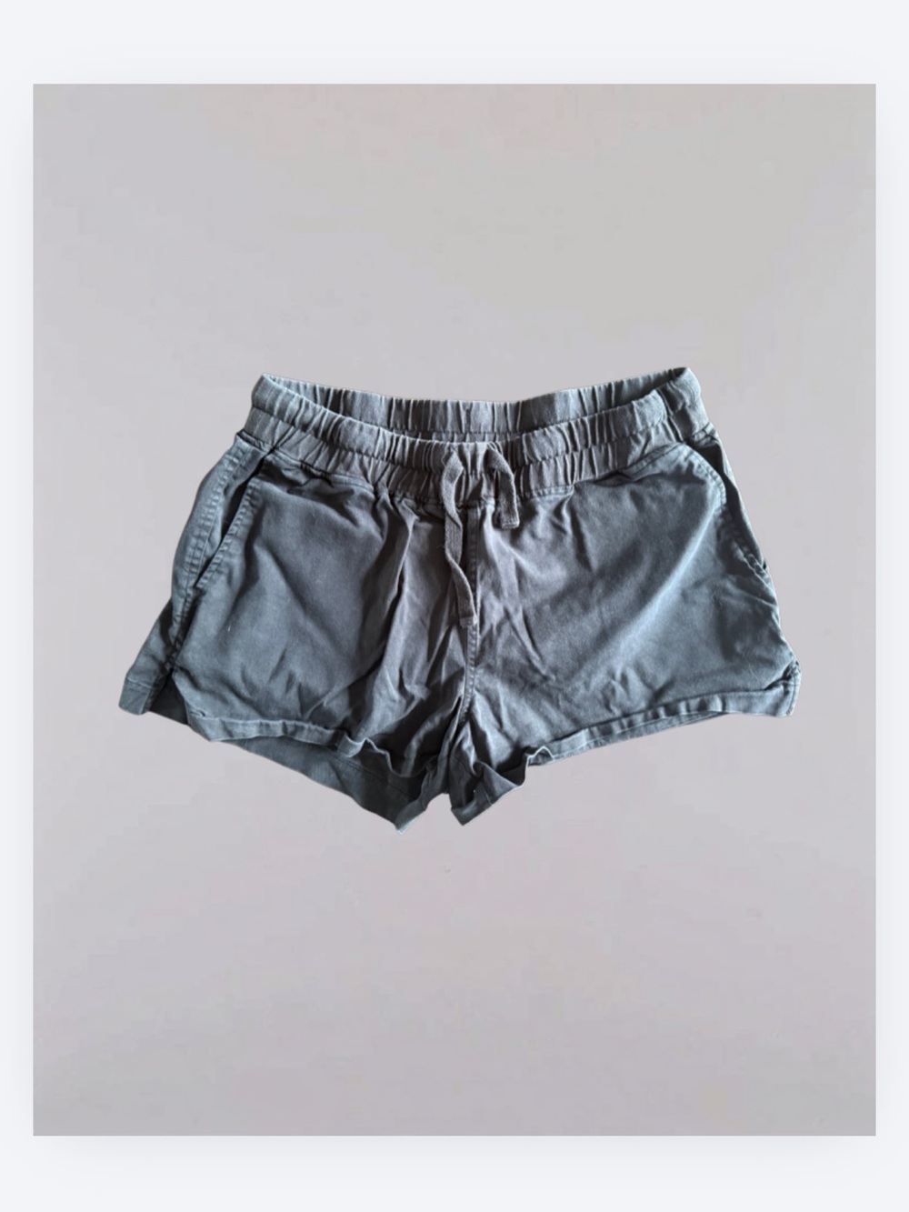 Roots Black Drawstring Athletic Shorts